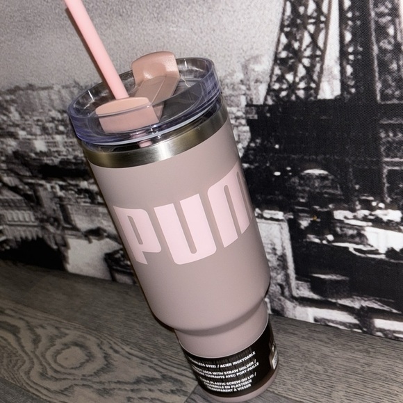 Puma Brown Water Bottle Thermos for Dining - Picture 1 of 8